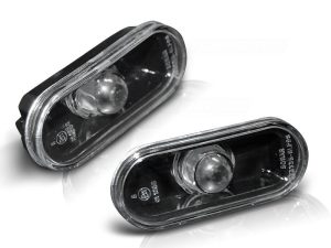 SIDE TURN MARKERS CLEAR BLACK fits VW GOLF III 1995 - 08.1997 FL