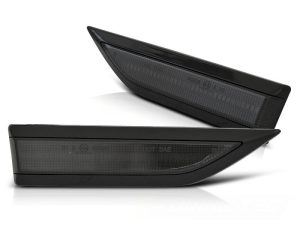 SIDE TURN MARKERS SEQ BLACK SMOKED fits VW CADDY 2015 - 2020