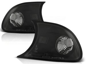 FRONT TURN SIGNALS BLACK fits BMW E46 04.99-08.01 COUPE/CABRIO