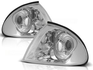 FRONT TURN SIGNALS CHROME fits BMW E46 05.98-08.01 SEDAN/TOURING