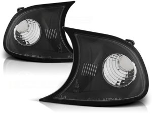 FRONT TURN SIGNALS BLACK fits BMW E46 09.01-03.03 COUPE / CABRIO