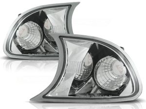 FRONT TURN SIGNALS CHROME fits BMW E46 09.01-03.03 COUPE / CABRIO