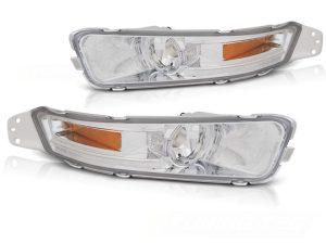 Clear Chrome Front Turn signals/ Bumper Lights For Ford Mustang MK5 04-09