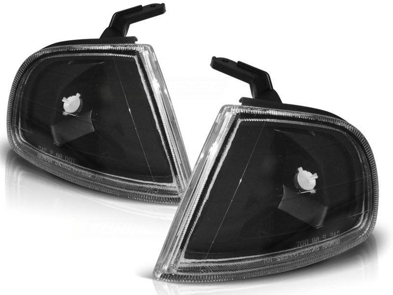 CLEAR BLACK FRONT TURN LIGHTS FOR HONDA PRELUDE 02.92-01.97