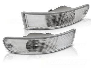 OE Look White Front Turnsignal Lights/ Indicators For Audi RS2 1994-1996