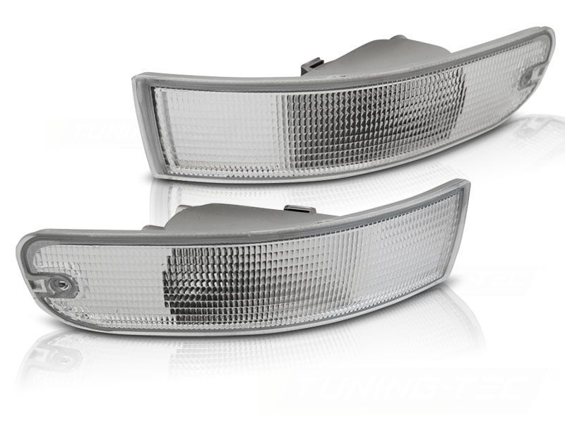 OE Look White Front Turnsignal Lights/ Indicators For Audi RS2 1994-1996