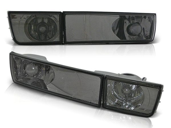 FRONT TURN SIGNALS with FOG LIGHTS SMOKED fits VW VENTO