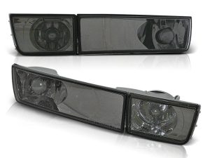 FRONT TURN SIGNALS with FOG LIGHTS SMOKED fits VW GOLF 3