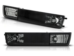 FRONT TURN SIGNALS with PARKING LIGHT BLACK fits VW GOLF 3