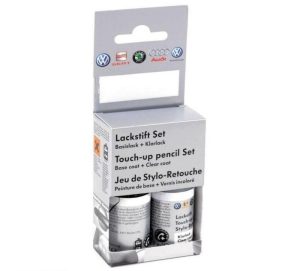 GENUINE AUDI VW Touch-up Paint Pensil stick set LY8X/Y8X 2x9ml Havanna Black Metallic