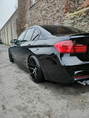 Performance Black Matt Sideskirt blades addons/ Sill covers For BMW F80 M3