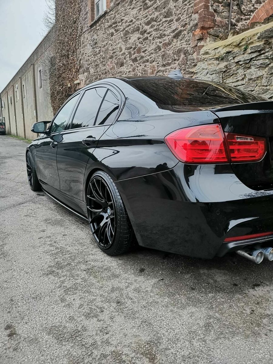 Performance Black Matt Sideskirt blades addons/ Sill covers For BMW F80 M3