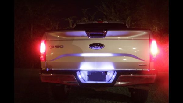 LED LICENCE PLATE LIGHTS FOR FORD F150 XIII 15-20 SMOKE - Image 5