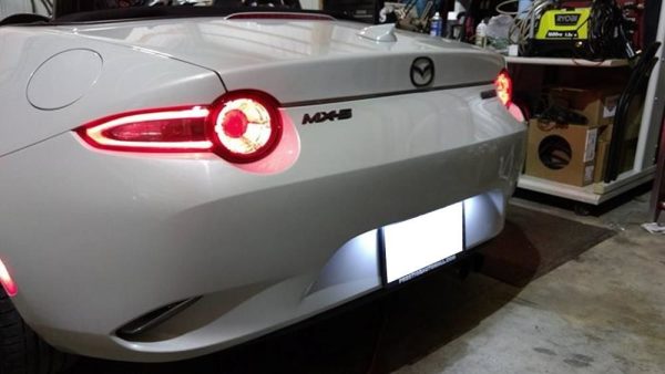LED LICENCE PLATE LIGHTS SMOKED FOR MAZDA MX-5 ND 15- / MAZDA 2 15- - Image 5