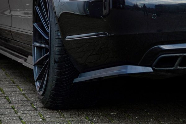 Black Gloss Performance Rear Bumper Side Flaps / Splitters For  Mercedes Benz S Class W221/V221 2009-2013 - Image 2