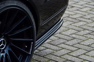 Black Gloss Performance Rear Bumper Side Flaps / Splitters For  Mercedes Benz S Class W221/V221 2009-2013