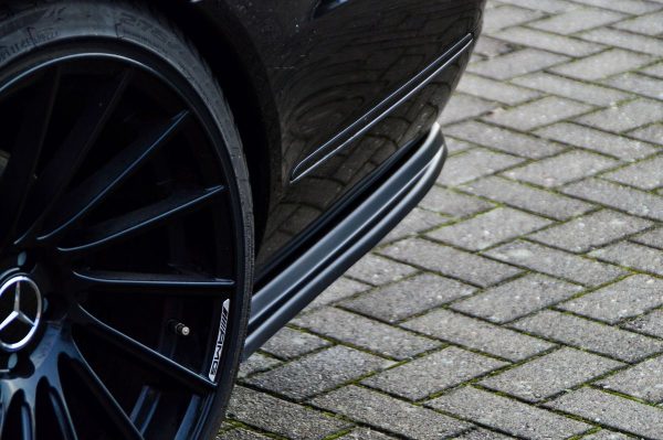 Black Gloss Performance Rear Bumper Side Flaps / Splitters For  Mercedes Benz S Class W221/V221 2009-2013
