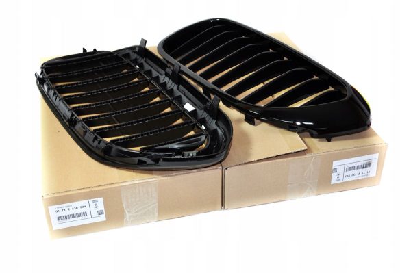 NEW GENUINE BMW G30 G31 M PERFORMANCE BLACK GLOSS KIDNEYS GRILLS PAIR SET - Image 8