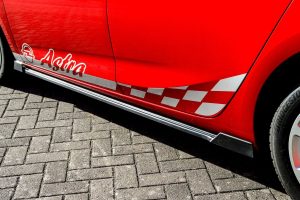 Performance Side skirts addons / Blades / diffusers / sill covers with Wing For Opel Astra K 2015-2021