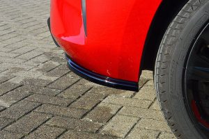 Black Gloss Performance Rear Bumper Side Flaps / Splitters For Opel Corsa F 2019+ GS-Line!