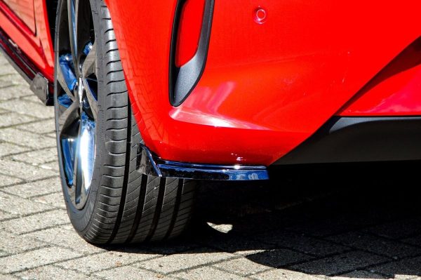 Black GLOSS Performance Rear Bumper Side Flaps / Splitters For  Opel Corsa F GS-Line! 2019+ - Image 2