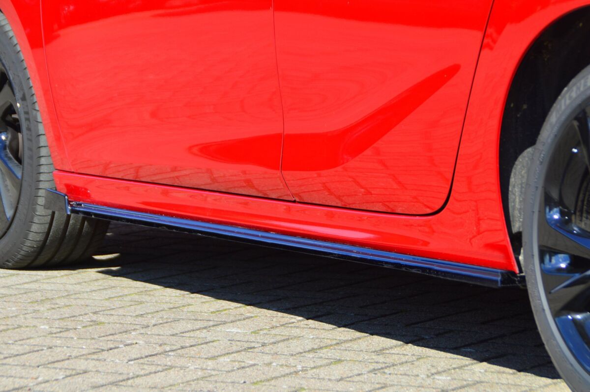 Performance Side skirts addons / Blades / diffusers / sill covers with Wing For Opel Corsa F 2019+ - Image 3