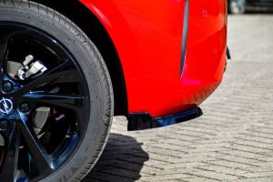 Black GLOSS Performance Rear Bumper Side Flaps / Splitters For  Opel Corsa F GS-Line! 2019+