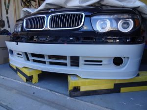 Genuine Alpina B7 front bumper spoiler For BMW E65 LCI / E66 LCI