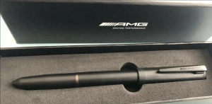 Genuine AMG Mercedes Black Matt Ballpoint Pen with sound + GIFT BOX