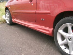 Sideskirts Addons for Peugeot 206 3/5 Doors