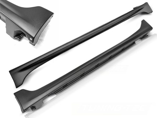SPORT STYLE SIDE SKIRTS CARBON LOOK FOR SUZUKI SWIFT VI 17-