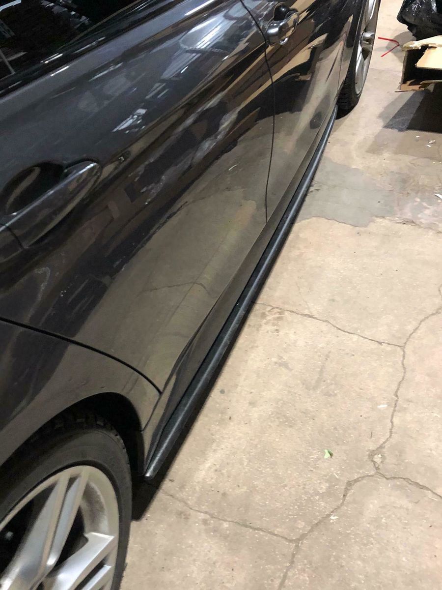 Performance Black Matt Sideskirt blades addons/ Sill covers For BMW F80 M3 - Image 6