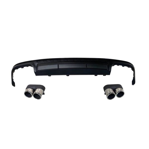 S7 Look Rear Bumper Diffuser With Exhaust Tips For Audi A7 4K 18-22 - Image 9