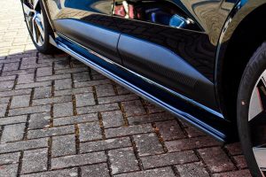 Performance Side skirts addons / Blades / diffusers / sill covers with Wing For Renault Megane E-Tech RCB Electric 2021+