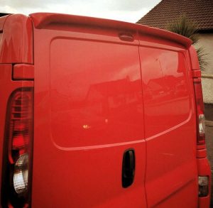 Rear Door/ Roof spoiler For Renault Trafic MK2 2001-2014 (2 doors)