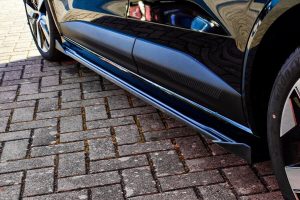 Performance Side skirts addons / Blades / diffusers / sill covers with Wing For Renault Megane E-Tech RCB Electric 2021+