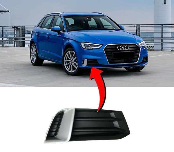 Ambition Genuine RIGHT Front Bumper Side Vent Grill Air Intake For Audi A3 8V 17-19 Facelift SE - Image 2