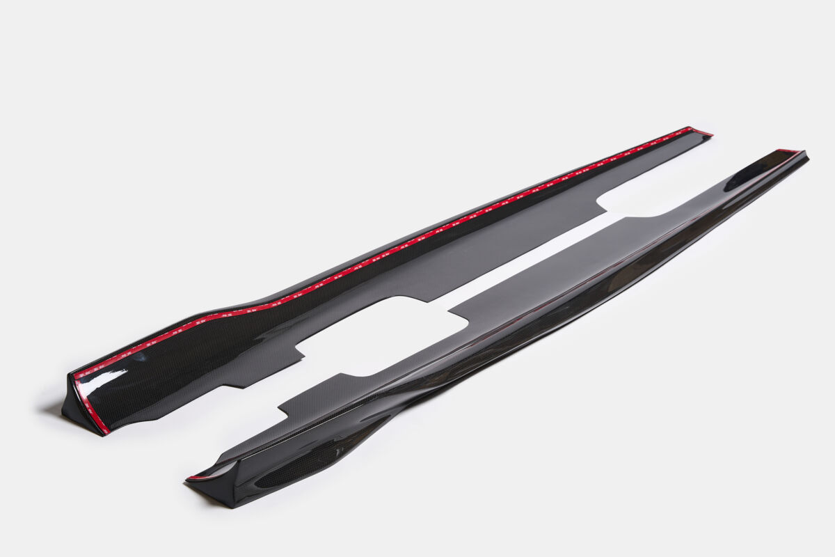 side skirt spoiler diffuser for Ferrari Roma CARBON Performance Aero sideskirt - Image 4