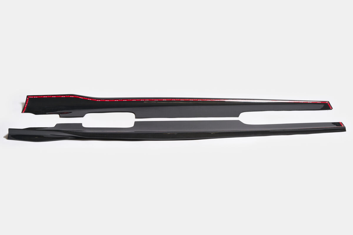 side skirt spoiler diffuser for Ferrari Roma CARBON Performance Aero sideskirt - Image 2