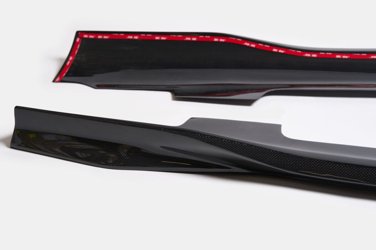 side skirt spoiler diffuser for Ferrari Roma CARBON Performance Aero sideskirt - Image 6