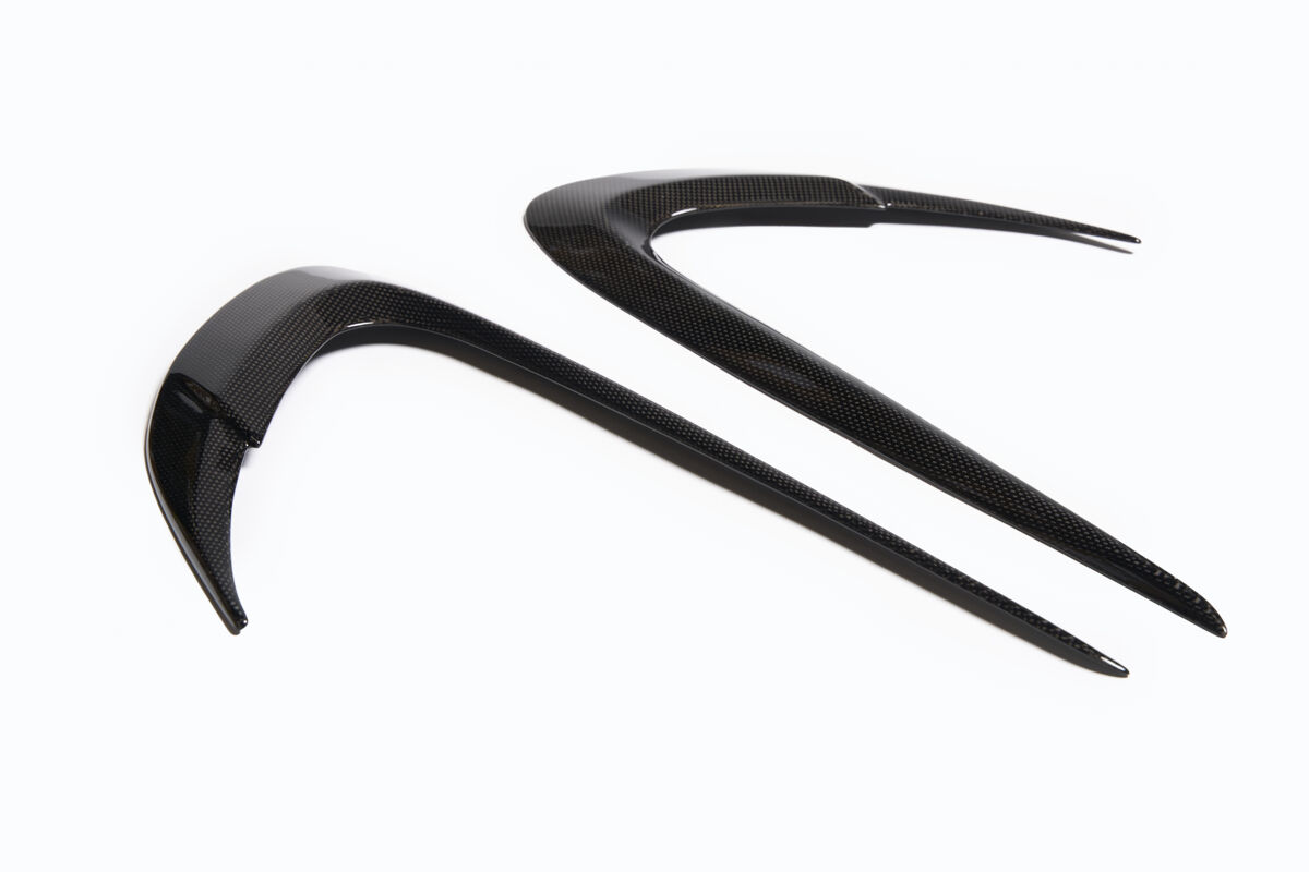 Hood and wing Carbon fibre flap for Ferrari Purosangue front fender vent frame diffuser - Image 3