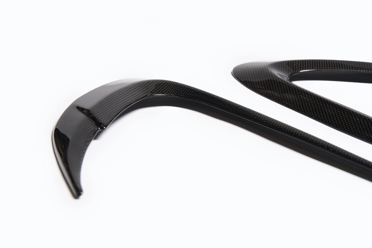 Hood and wing Carbon fibre flap for Ferrari Purosangue front fender vent frame diffuser - Image 4