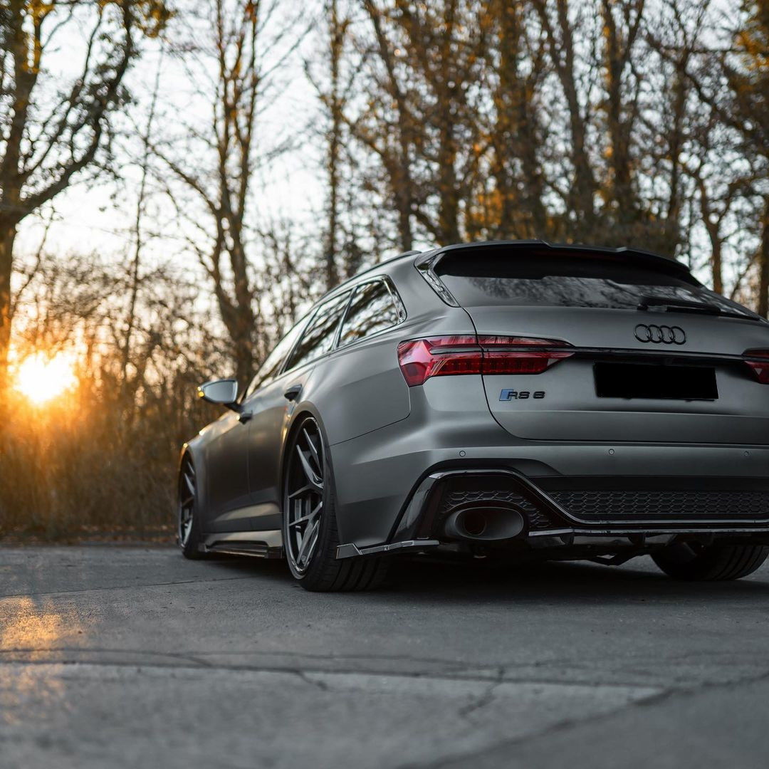 Performance Rear Bumper Side Flaps/ Splitters with Wing For Audi RS6 C8 5G 2019+ - Image 8