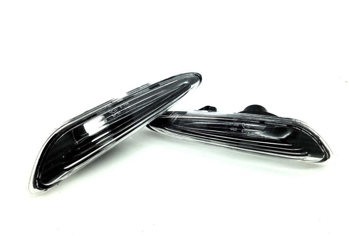 SIDE TURN MARKERS CLEAR BLACK fits BMW X3 E83 2003 - 2010 - Image 2