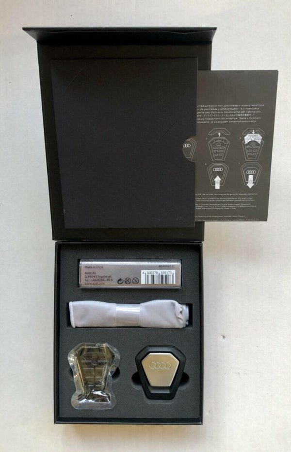 Genuine Audi Display Cleaner cloth +Interior Fragrance Set Starter Kit 80A057800 - Image 5