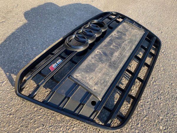 USED Black Line S6 Original Front Grill For Audi A6 / S6 4G C7 2011-2015 - Image 2