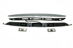 Genuine BMW E46 Touring Trunk lid handle grip. With key button and license plate lighting
