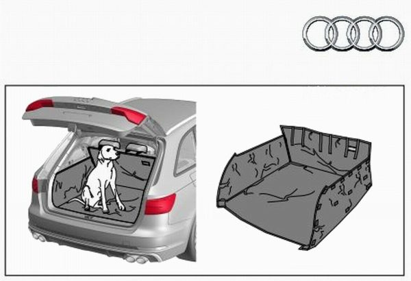 NEW GENUINE AUDI A4 S4 AVANT 16- TRUNK COMPARTMENT PROTECTIVE LINING 8W9061165 - Image 2