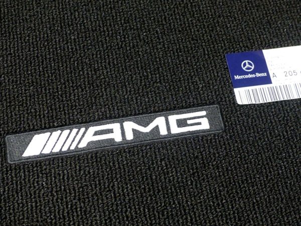 Genuine AMG Black Velour floor mats carpets set For Mercedes C205 A205 Coupe/ Cabrio - Image 3