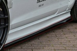Black Gloss  Performance Side skirts addons / Blades / diffusers / sill covers For BMW M3 E92 E93 v2